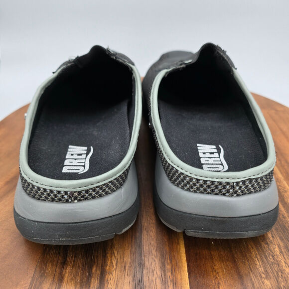 Drew Pursuit Clogs Women's 11 Wide Black Mesh Slip Resist Orthotic Comfort Shoes - Picture 4 of 11